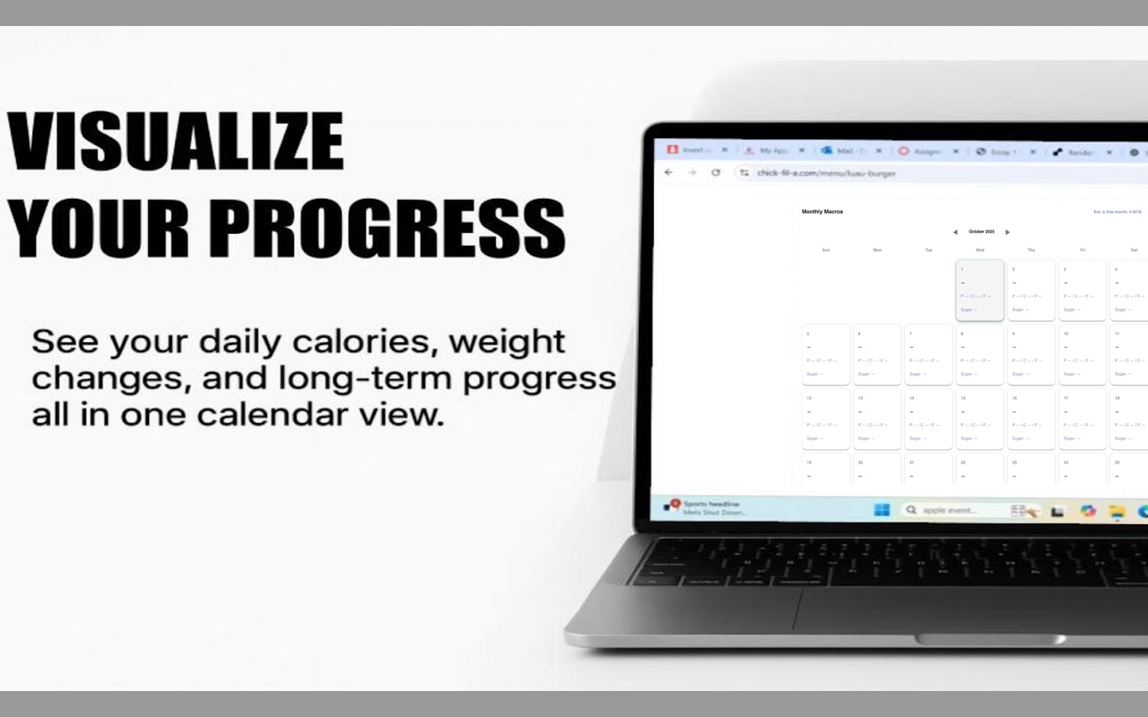 MacTrac progress dashboard